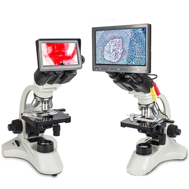 Veterinary Equipment Low-Priced High Definition Biological Digital Optical Microscope with LCD Screen For Vet Instrument Use