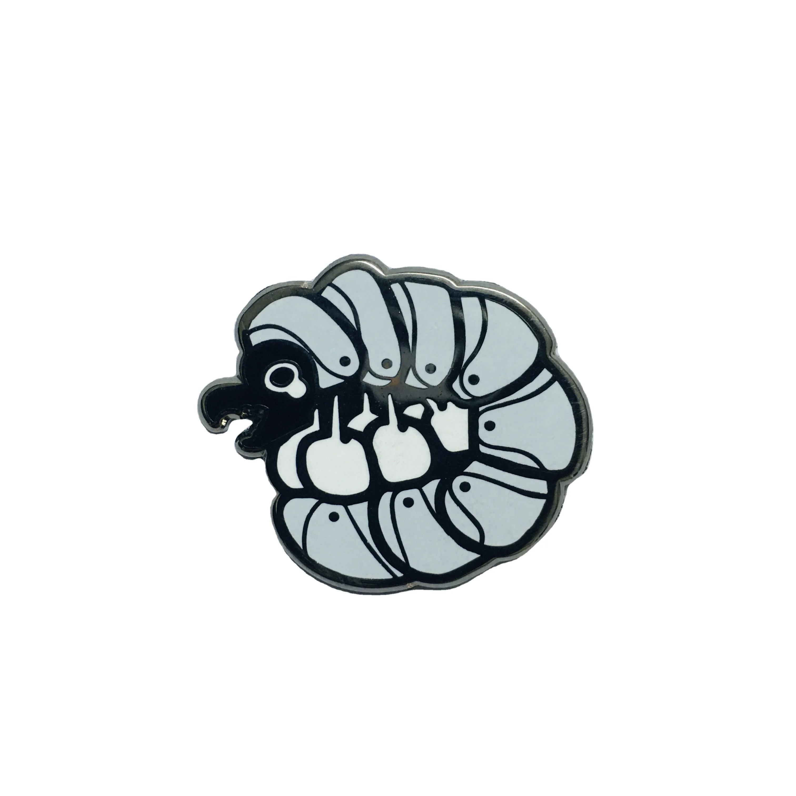 Factory Price Custom Logo Hard Soft Enamel Pin Beetle Shape Lapel Pin Badge