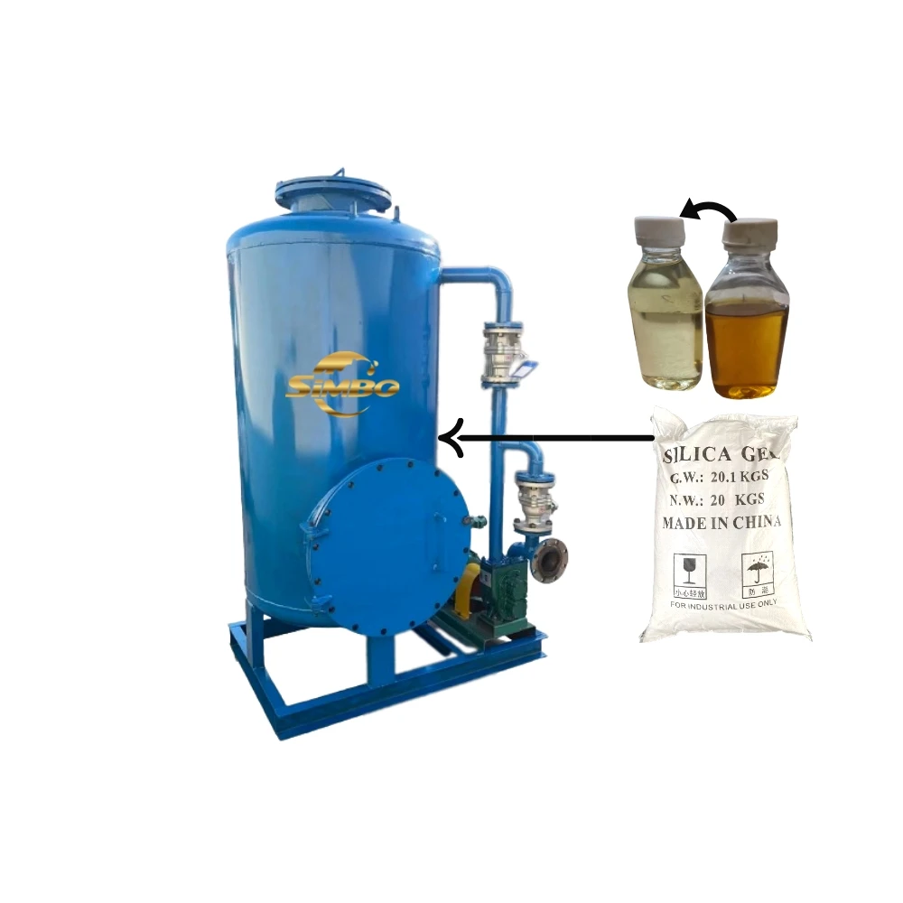 high speed black oil cleaning equipment  type of construction tank for silica gel sand