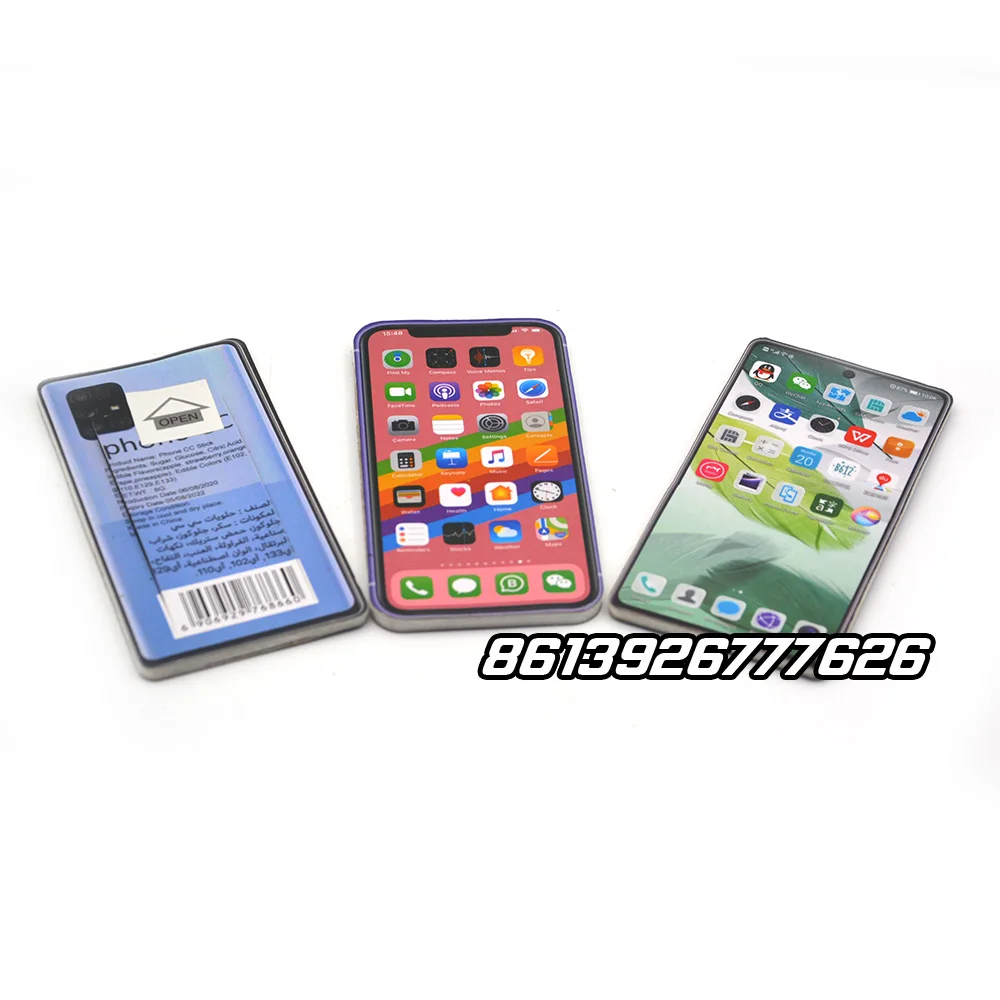 Хороший Вкус фруктовый аромат cc соломинка кислый порошок конфеты в упаковке для телефона