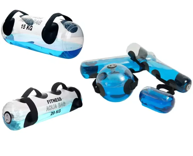 PVC Aqua Fitness Bag Ultimate Core and Balance Training for Home Gym, 55 LBS, Portable Stability Fitness Equipment