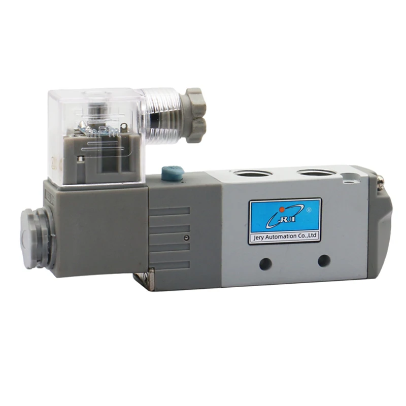 Wiring Diagram Pneumatic Control Valve 4V210-08 5 2 Way 1/4 Inch Pneumatic Air Solenoid Valve