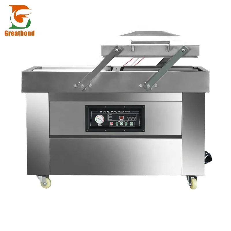 Dz 400/500 high quality chinese equipment pouch airtight double chamber vaccum packing machine for food preservation