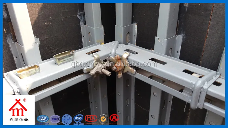 steel formwork for concrete wall formwork building material