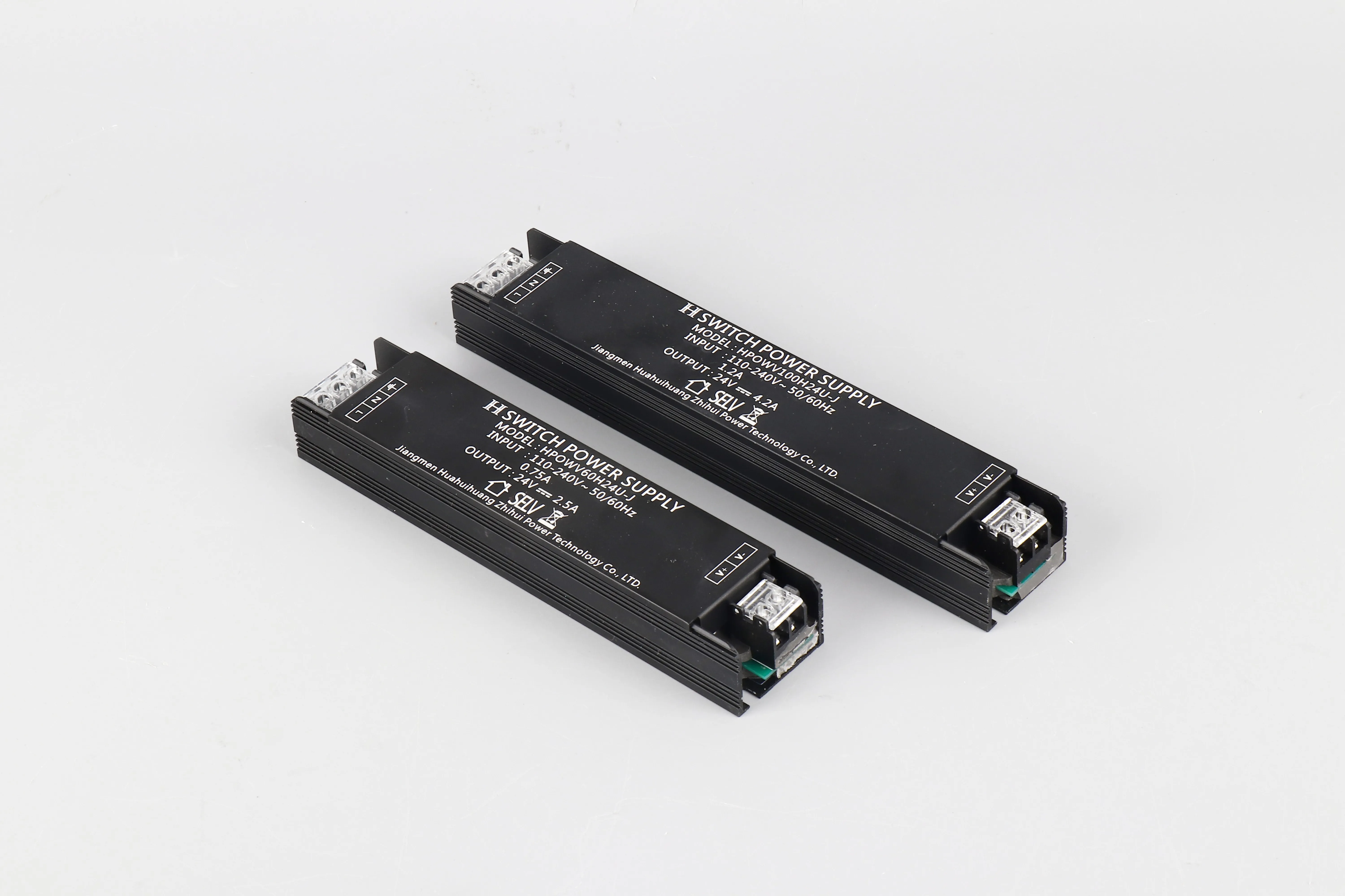 Factory Outlet Ultra-Thin LED Power Supply 100-240V AC Input for LED Strip 12V 24V 60W 100W 200W 300W LED Driver for Lighting