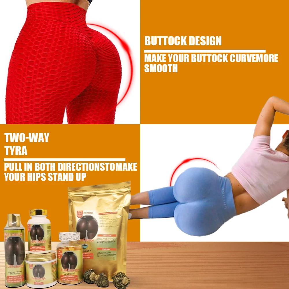 hot products high quality the best hips butt enlargement pills cream gummies powder supplement butt enlargement hips set