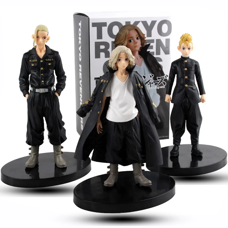 Wholesale Hanagaki Takemichi Ryuguji Ken Baji Keisuke Matsuno Chifuyu Anime Action Collectile Toys Tokyo Revengers Figure