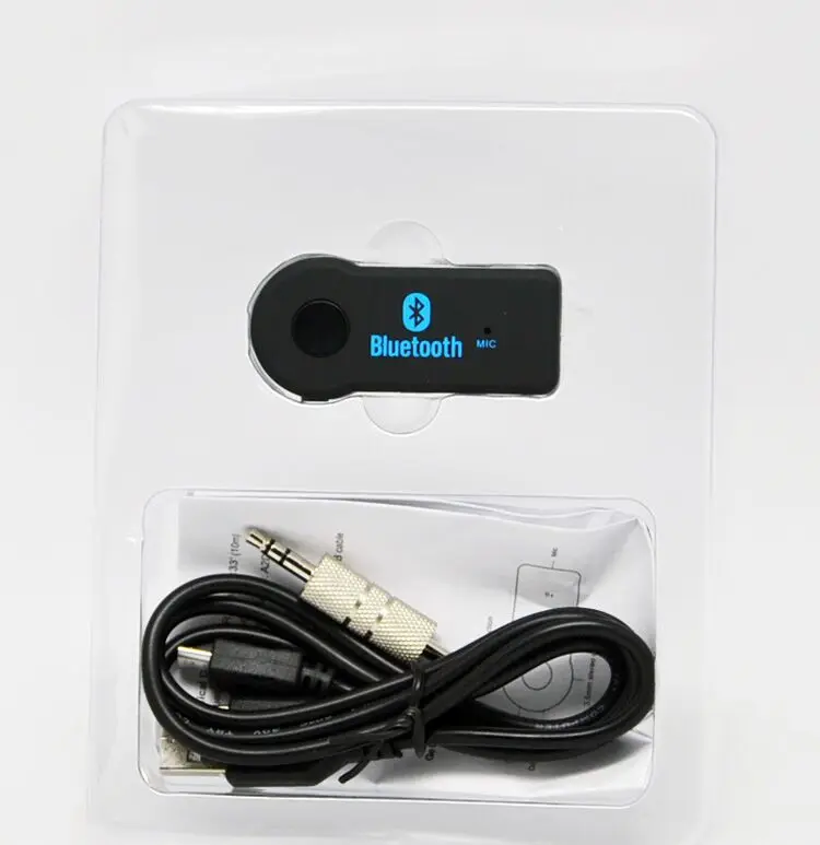 Popular Handsfree Bt Car Kit Music Wireless Stereo Audio Receiver For Phone Car Aux