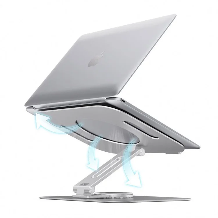 high quality metal laptop stand aluminum laptop stand rotating portable adjustable laptop stand for macbook pro