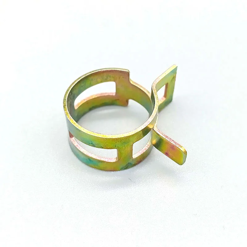 6.5mm Small Diameter Steel Pipe Fittings Clamps Spring Type Pipe Hose Clip