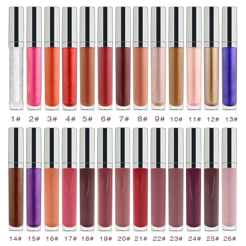 Makeup Vegan Lip Gloss Set Private Label Lipstick Set Lipstick With Logo Liquid Lipstick 26 Colors