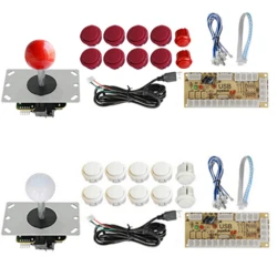 Manufacturer direct sell game accessories zero delay different buttons & joysticks DIY arcade cabinet kit