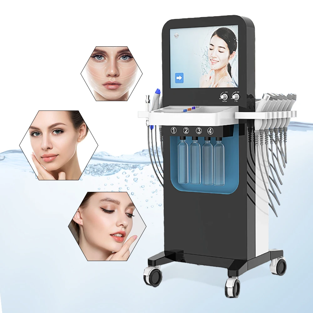 Synogal private label 13 in 1 aqua exfoliating moisturizing ance treatment hydra dermabrasion machine
