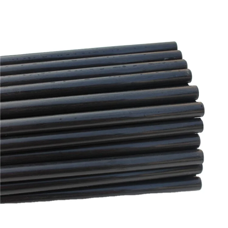 High Strength Pultruted Solid Carbon Fiber Rod Custom Carbon Rod Manufacturer