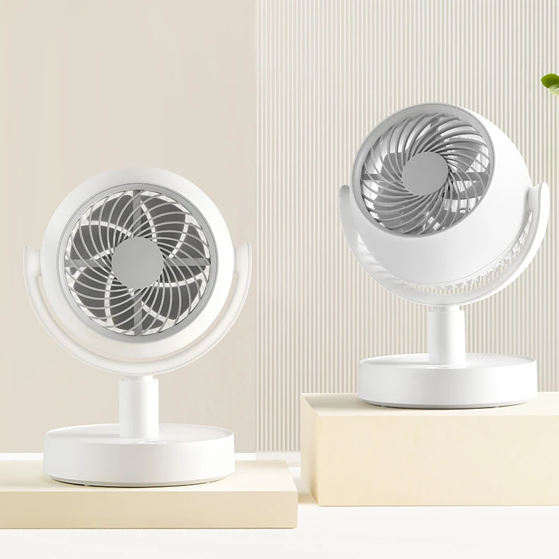 Home and Office Wireless Air Cooler Oscillating Air Circulating Rotatable Desk Top  Fan