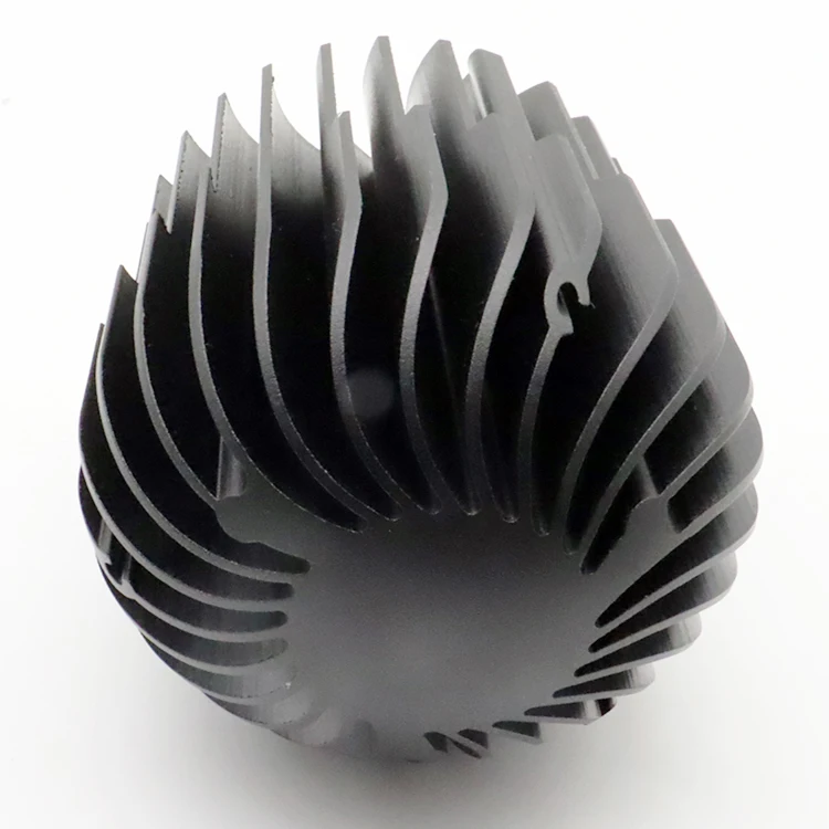 CNC Precision Customization Processing 6000 Series Aluminum Profile Extruded Circular Sunflower Radiator Aluminum Profile