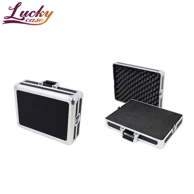 Portable flight case Hercules Air digital DJ controller case with soft foam inside durable and waterproof aluminum hard case