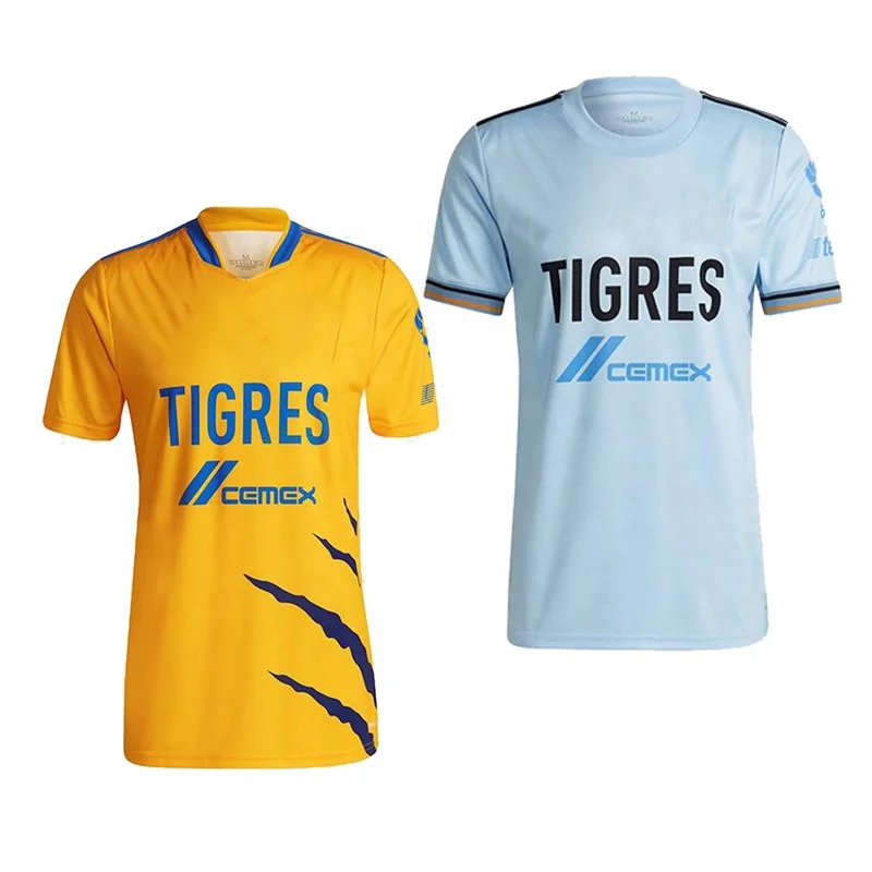 
2021 22 Thailand Quality Shirts Camiseta Jersey Tigres UANL Futbol Soccer 