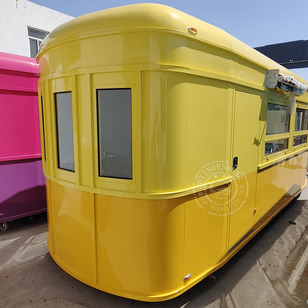 Superior Quality Newest Design Food Truck Juice Tuk Tuk Galvanized Steel Sheet galvanized Square Tube Outdoor Customized