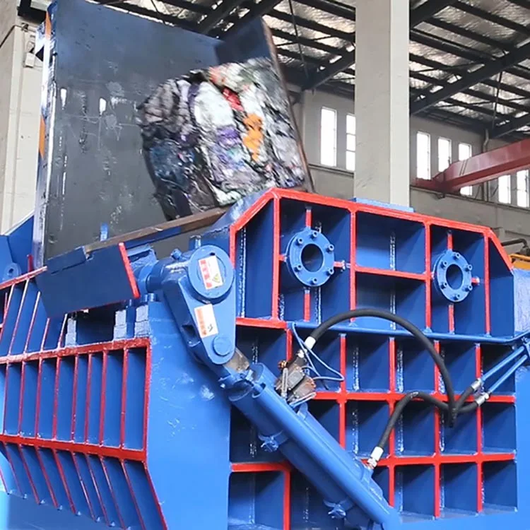 
Scrap Metal Baler Machine Good quality hydraulic steel aluminum metal balers 