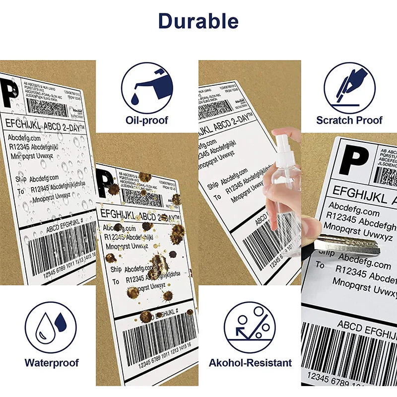Factory Wholesale 4*6 Labels Thermal Sticker Self-adhesive A6 Paper Direct Tthermal Shipping Label