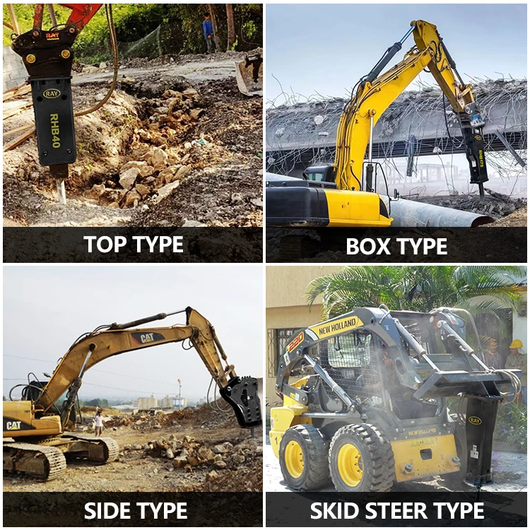 SB43 Breaker Excavator Hammer Box Silenced Type Hydraulic Breaker