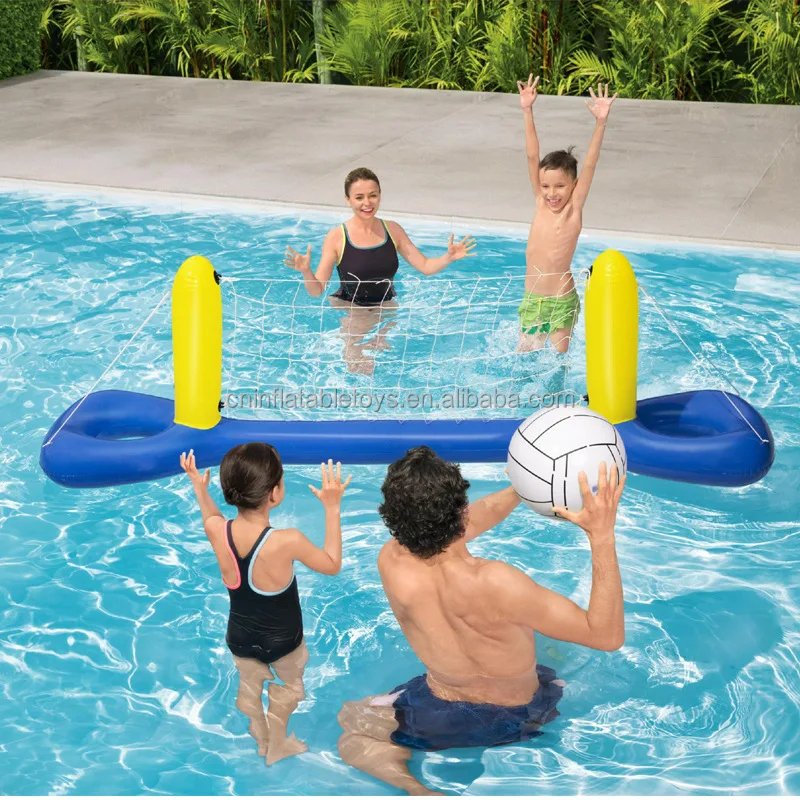 Factory customized parent-child water toys inflatable volleyball, basketball rack, handball, goal, water activity equipment