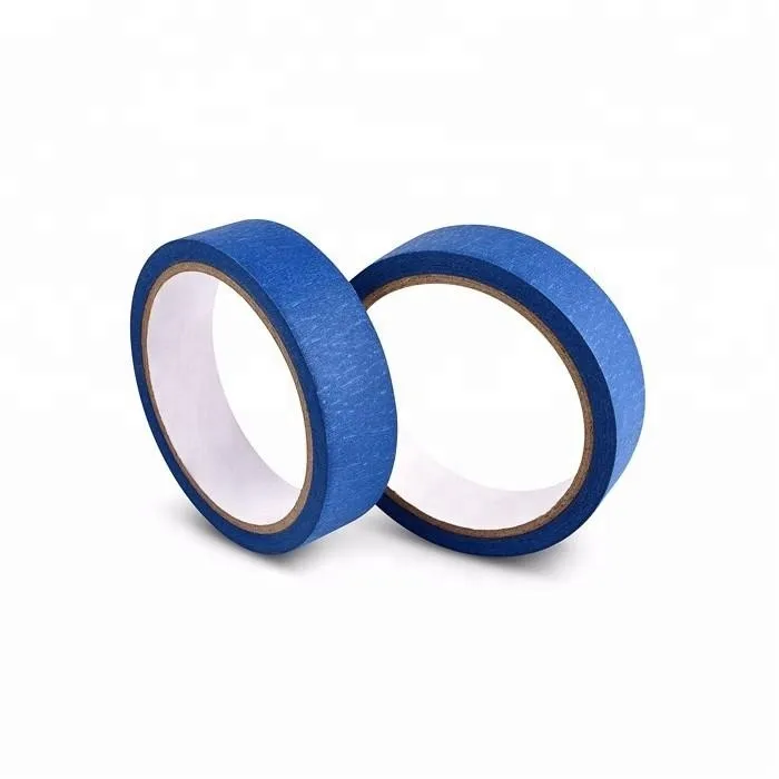 Bomei Factory Selling High Temperature Blue Color Crepe Paper Masking Tape For Car Paint decoration