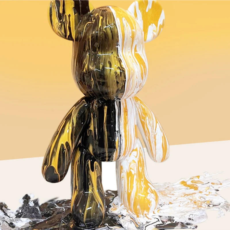 Artecho Customized Artcaft White Bear Figure for Fluid Painting, 18cm/23cm/33cm/53cm tall Frosted Surface DIY Fluid Bear