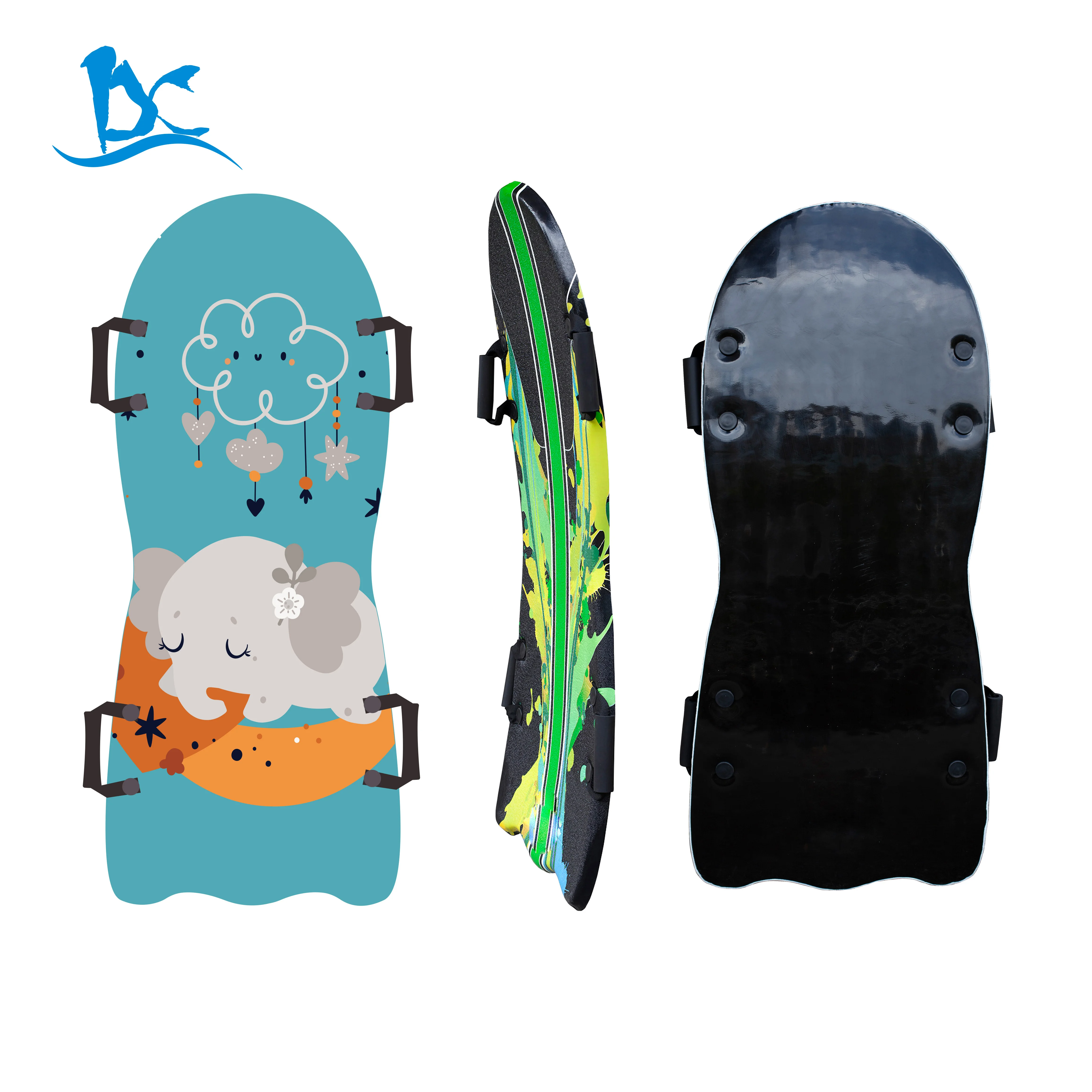 Hot Sale Snow Tubes 36in Foam Winter Kids Snow Sled 2-Pack Outdoor