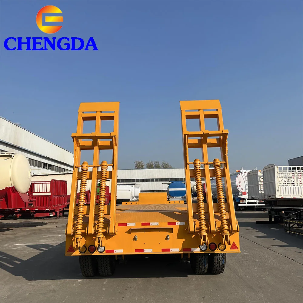 Новый сверхмощный прицеп Lowboy 100 тонн 3 оси