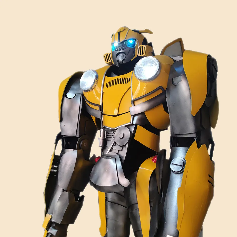 Factory New Product 2.7m Adult LED Life Size Robot Stilts Costume Party Cosplay