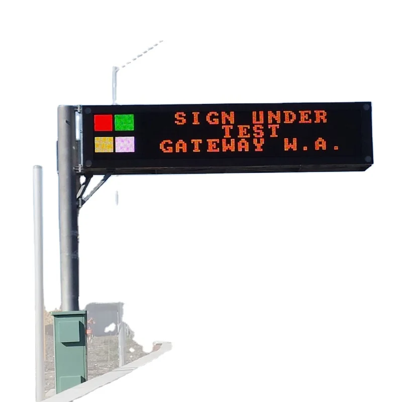 Yaham Top Quality New Integrated Optical Lens OT Series Traffic Road Safety Sign LED Display Variable Message Signs EN12966