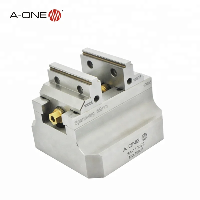 A-ONE CNC clamping system mini self centering vise for 5-axis machining 3A-110022