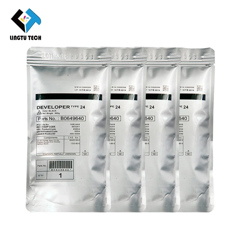 Recycle RIC24 Original Copier Toner Developer for Ricoh AF7500 8000 2090 2105 6001 7502 6210D 7001 Copier Machine Spare Parts