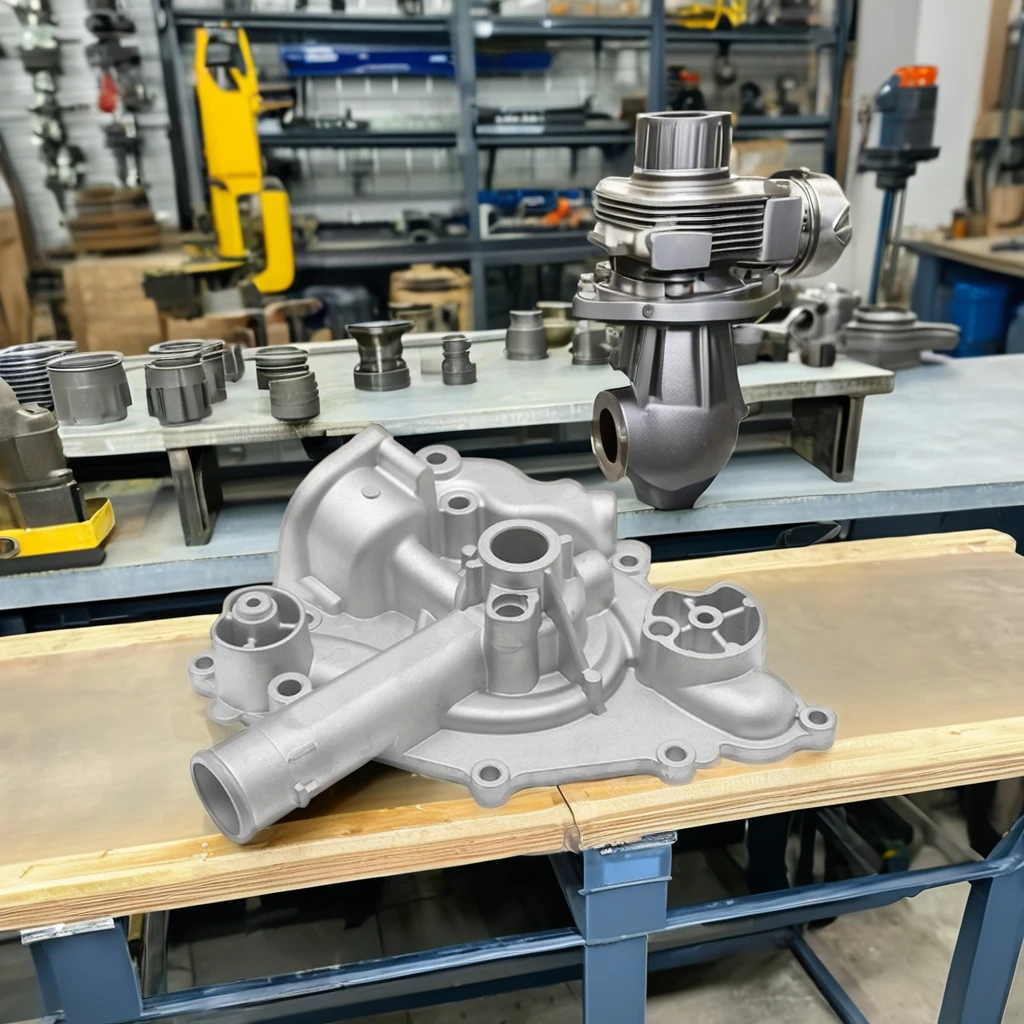 High Quality Die Cast Aluminum Transmission Housing ADC12 Zinc Alloy Shot Blasting Cars Pumps Valves Industrial Powder