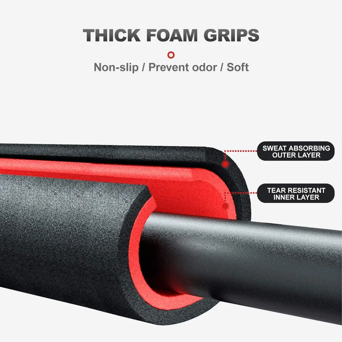 FengRen Durable Home Fitness Equipment Length Adjustable Multi-functional Horizontal Bar