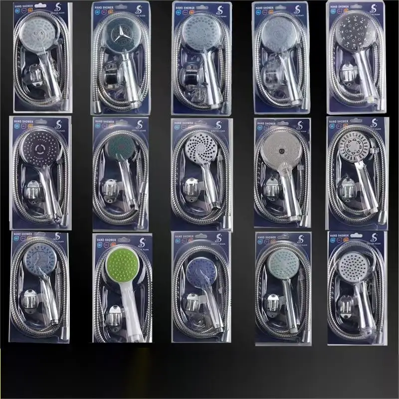 Hot Selling Shower Bathroom Shower Set Chrome Plastic Multi Function Hand Shower
