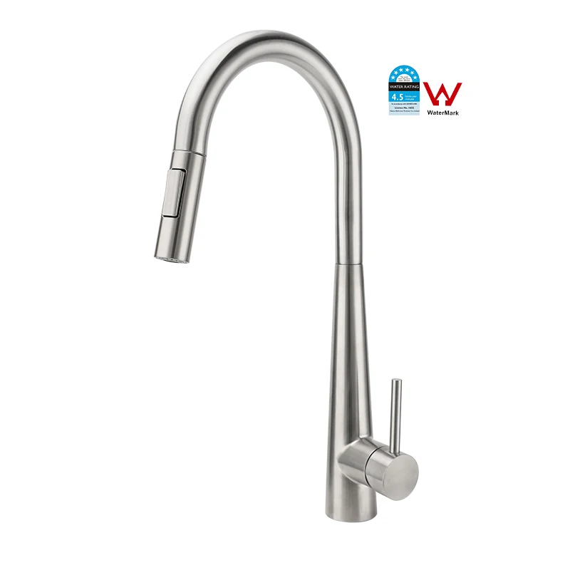 Australian Standard Watermark Water Tap Modern Pull Down Kitchen Water Tap Faucets Pull Out Faucet For Kitchen Sink