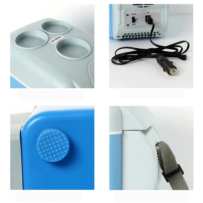7.5 L Portable Mini Car Freezer 12 V Cosmetic Fridge Car Fridge Box Mini Fridge Freezer Cooler Warmer Camping Travel  Icebox