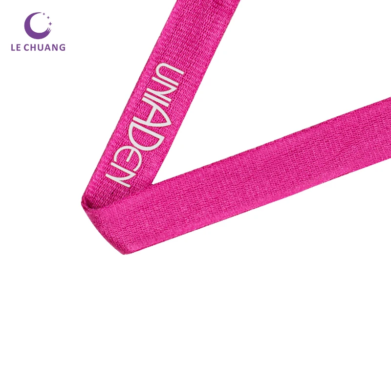 
3/4' Inch Flat MicroWeave Lanyard with Your Branded Logo for Events pnk white lanyard 