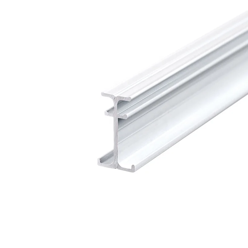 Extruded  Curved Aluminium Window Curtain Track Profile