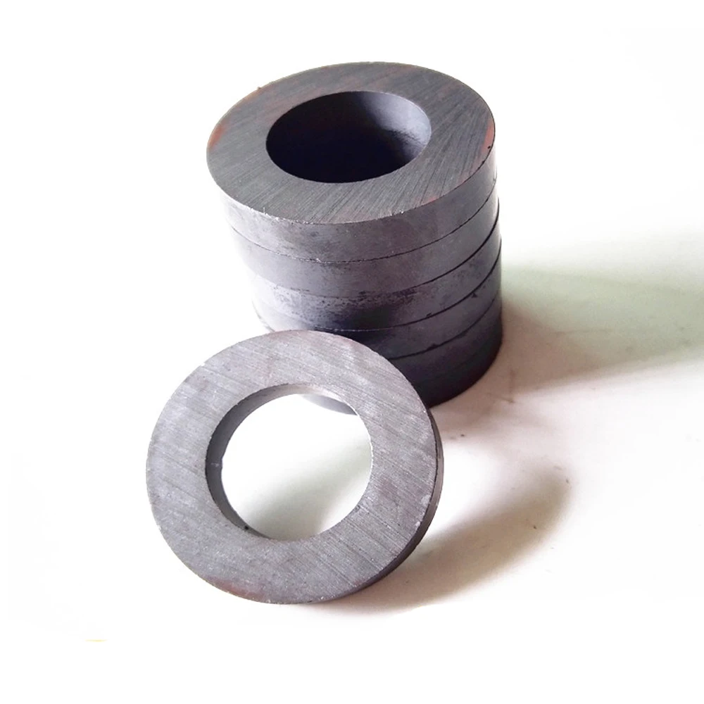 China manufacturer supply ring isotropic Y25 ferrite magnet