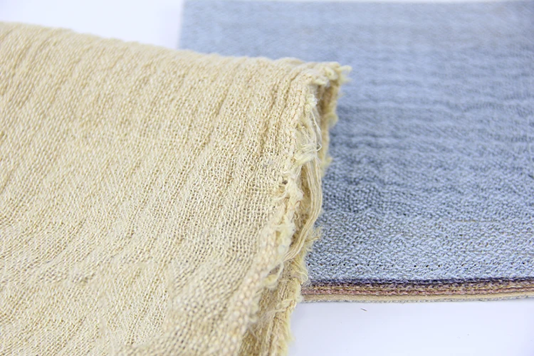 Intertek Eco-Certification Solid Dyed Linen Curtains 100% Linen Fabric