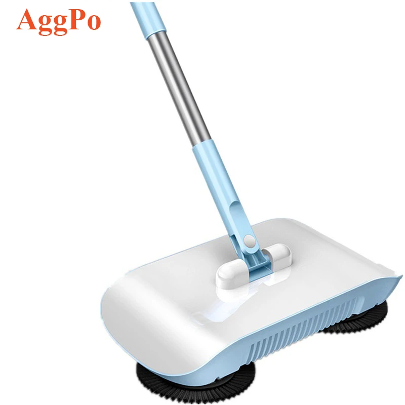 2022 New Hand-push Household Lazy Sweeper Set Dustpan Mopping and Vacuuming All-in-one Sweeping