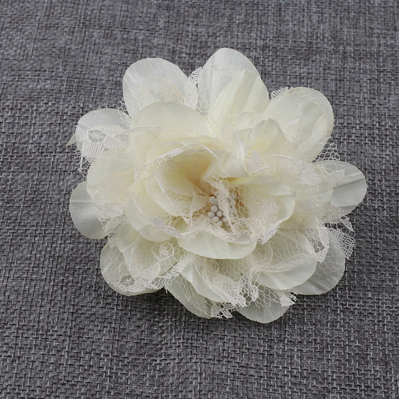 Fabric chiffon lace artificial flowers for dress clothing,artificial flowers decor wedding wall,artificial flowers wholesale