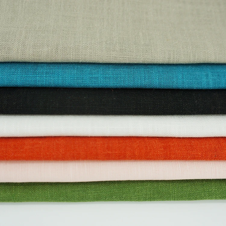 
High Quality 100% Natural Customized Color 160~170gsm Tencil Hemp Textile Cotton Hemp Fabric 