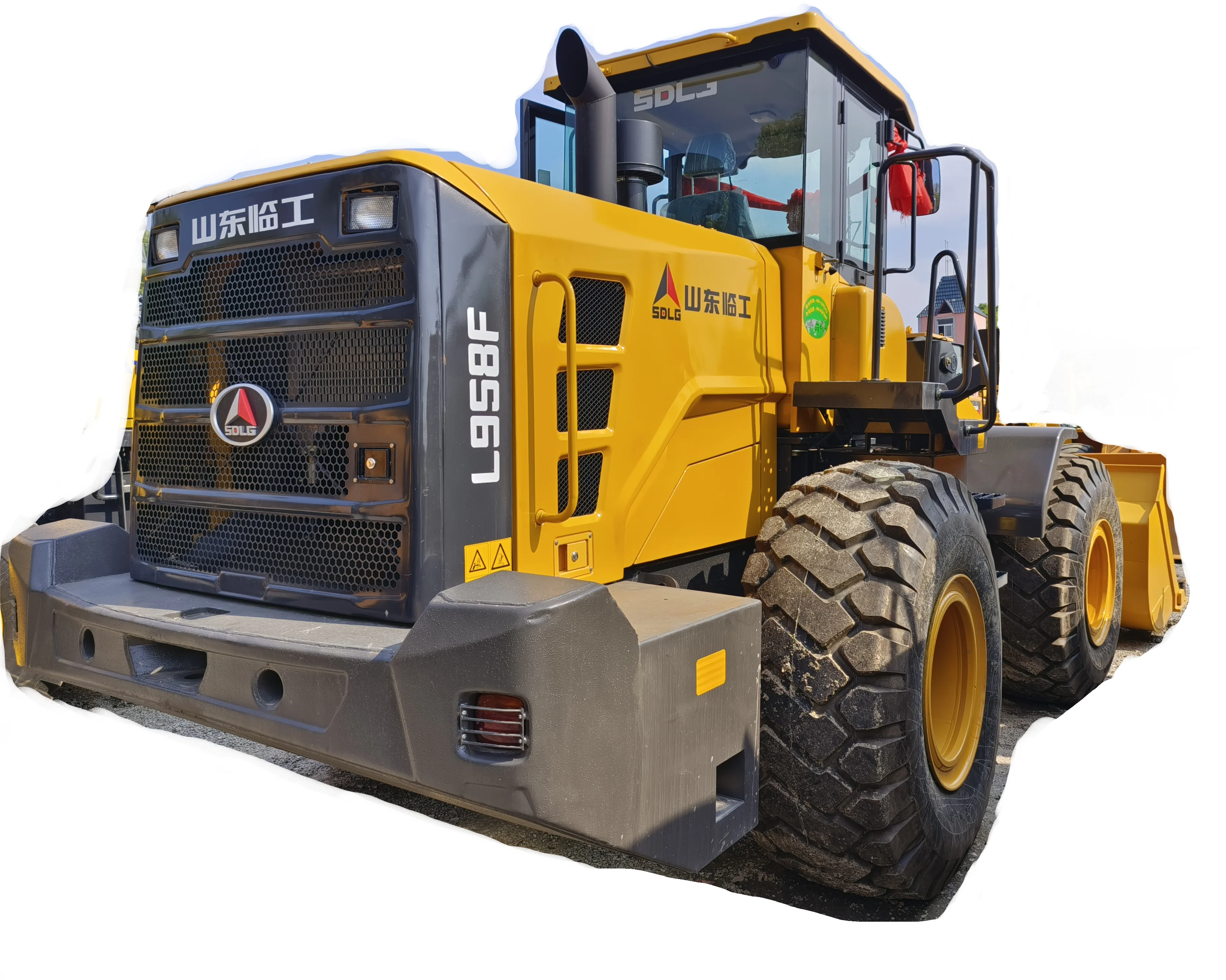 Сделано в Китае Lingong 958 Подержанный вилочный погрузчик SDLG L958F продаже