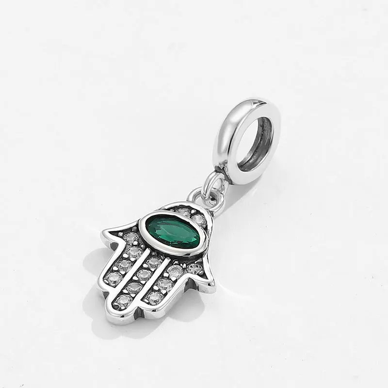 Fine Jewelry 925 Sterling Silver Bracelet Zircon Charm Designer Charm DIY Bracelet Jewelry Making