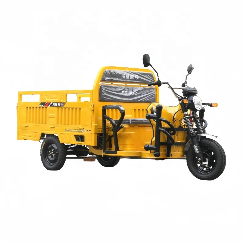 Stainless Steel Electric Cargo Tricycles 3 Wheel Motorcycles Cheap Price Electric Off Road Adult Tricycle on Sale